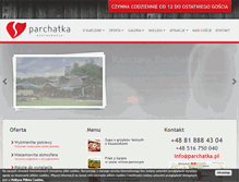 Tablet Screenshot of karczma.parchatka.pl